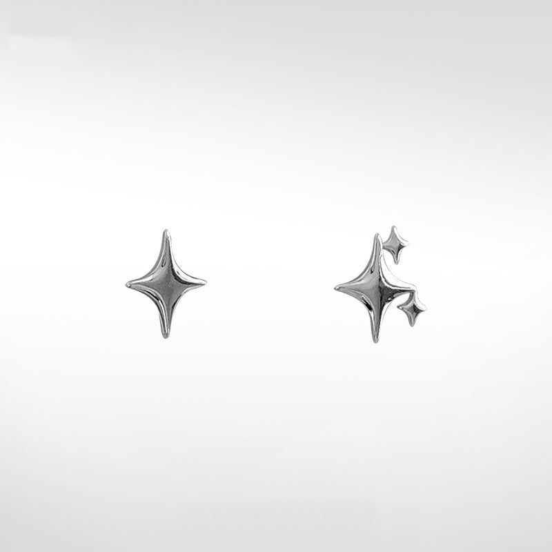 Four Stars Ear Korean Trend Cool Earrings