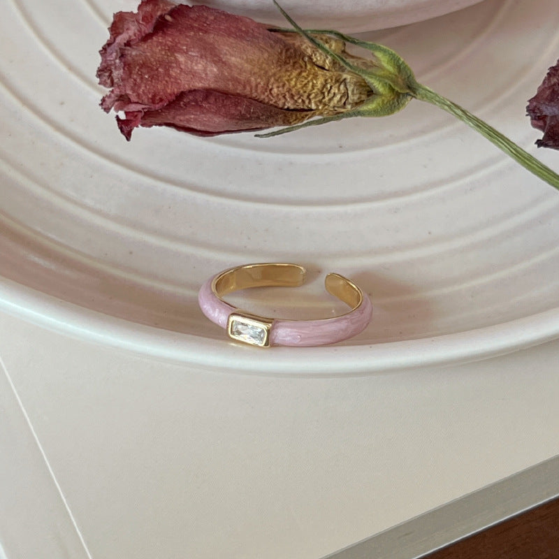 Women's Fritillary Butterfly Enamel For Fashion Unique Rings