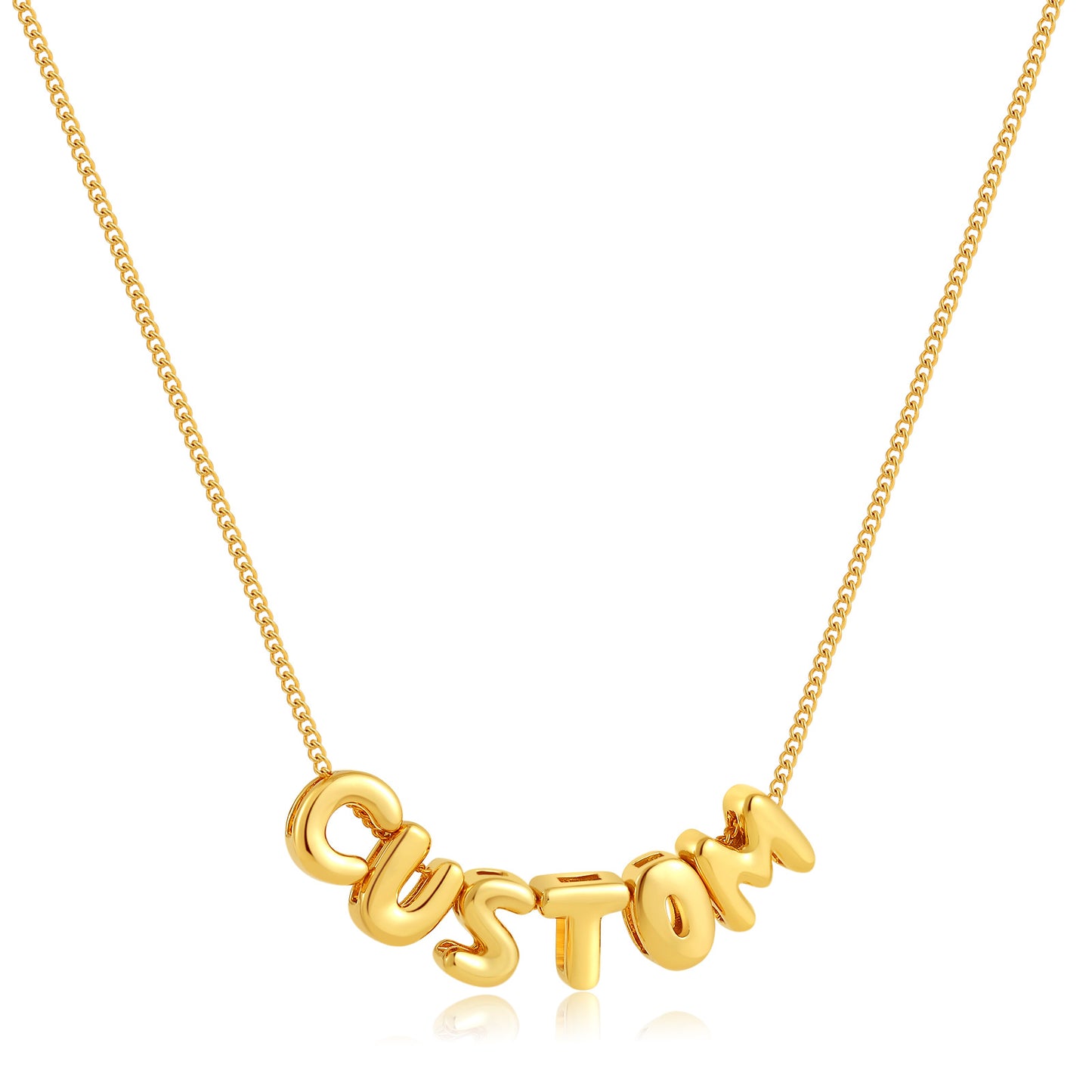 Stainless Steel Personalized English Name Letter Clavicle Necklaces