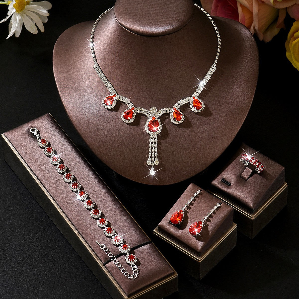 Women's Drop Ear Retro Elegant Affordable Luxury Fashion Jewelry Set