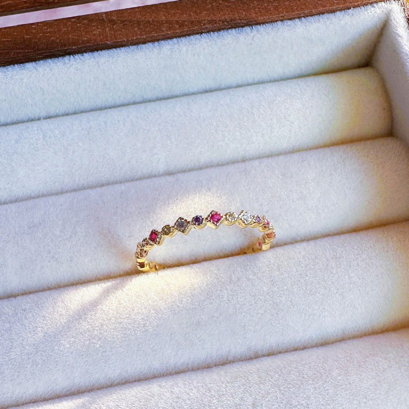 Pearl Female Niche High-grade Light Luxury Rings