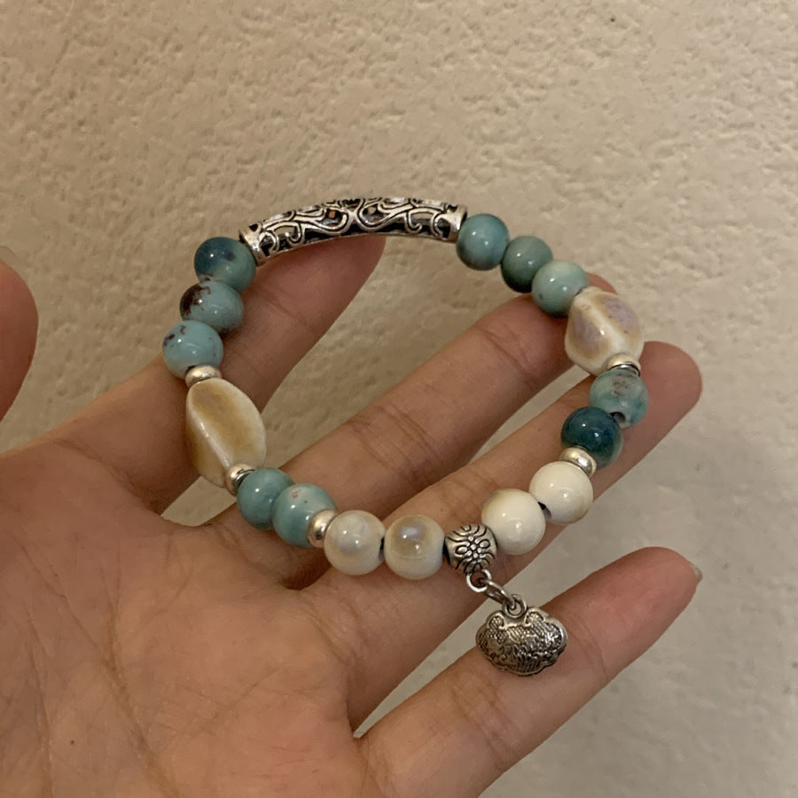 Niche Retro Chinese Beaded Handmade Stall Bracelets
