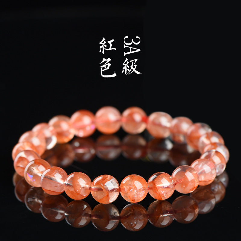 Natural Cow Blood Red Sealant Flower Flame Anomaly Original Bracelets