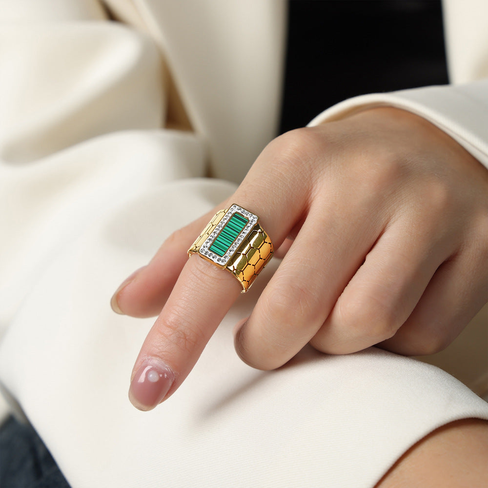 High Sense Affordable Luxury Fashion Titanium Rings