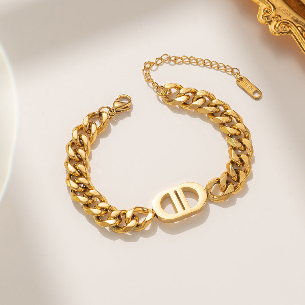 Chain Hip Hop Short Temperamental Niche Bracelets