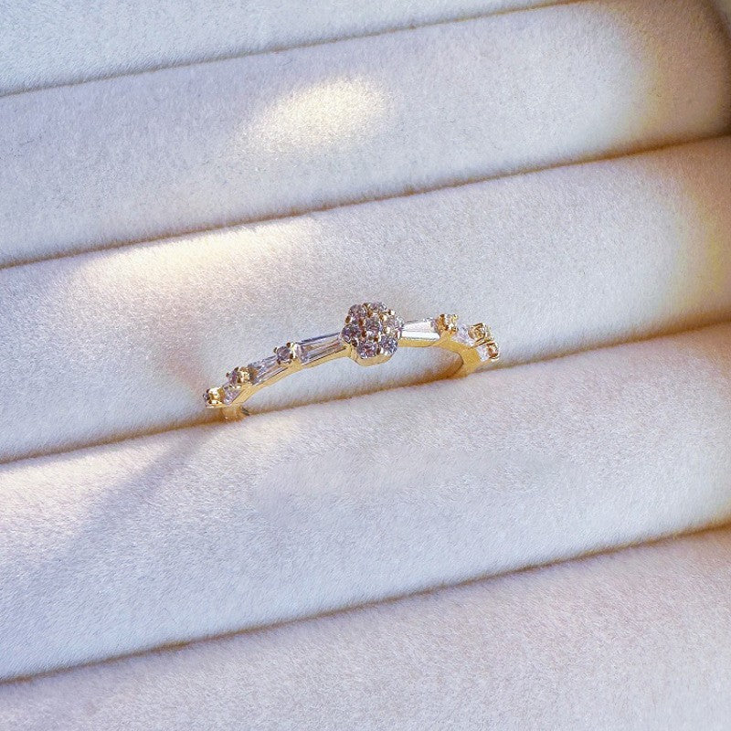 Pearl Female Niche High-grade Light Luxury Rings