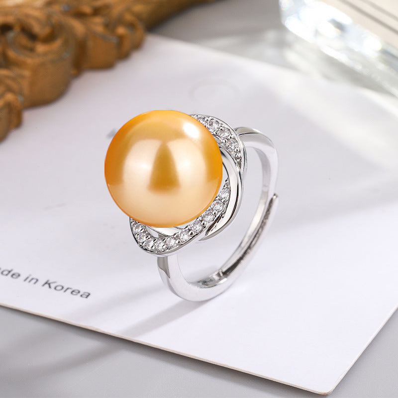 Women's Trendy Luxury Gold White Champagne Demon Purple Rings