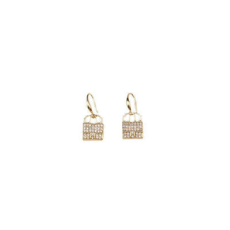 Fashion Letter Bag West Design Light Luxury High-grade Ear Rings