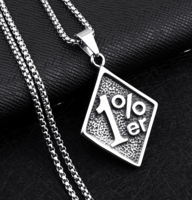 Titanium Steel Long Sweater Stainless Hip Hop Necklaces
