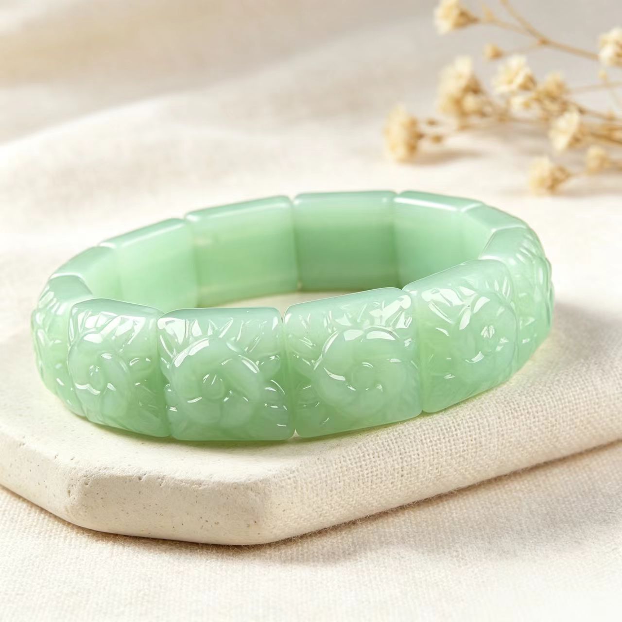 Super Nice Manual Light Luxury Advanced Barrel Bracelet
