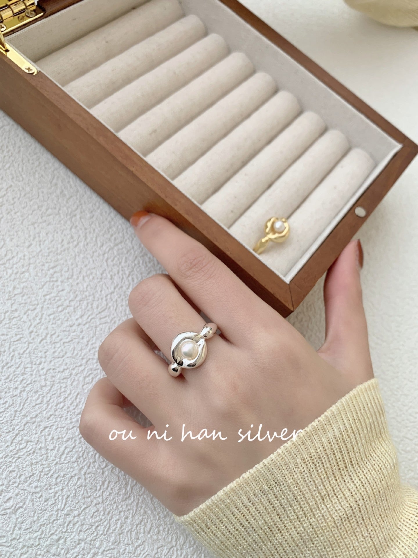 Oni Sterling Sier Female Style Design Rings