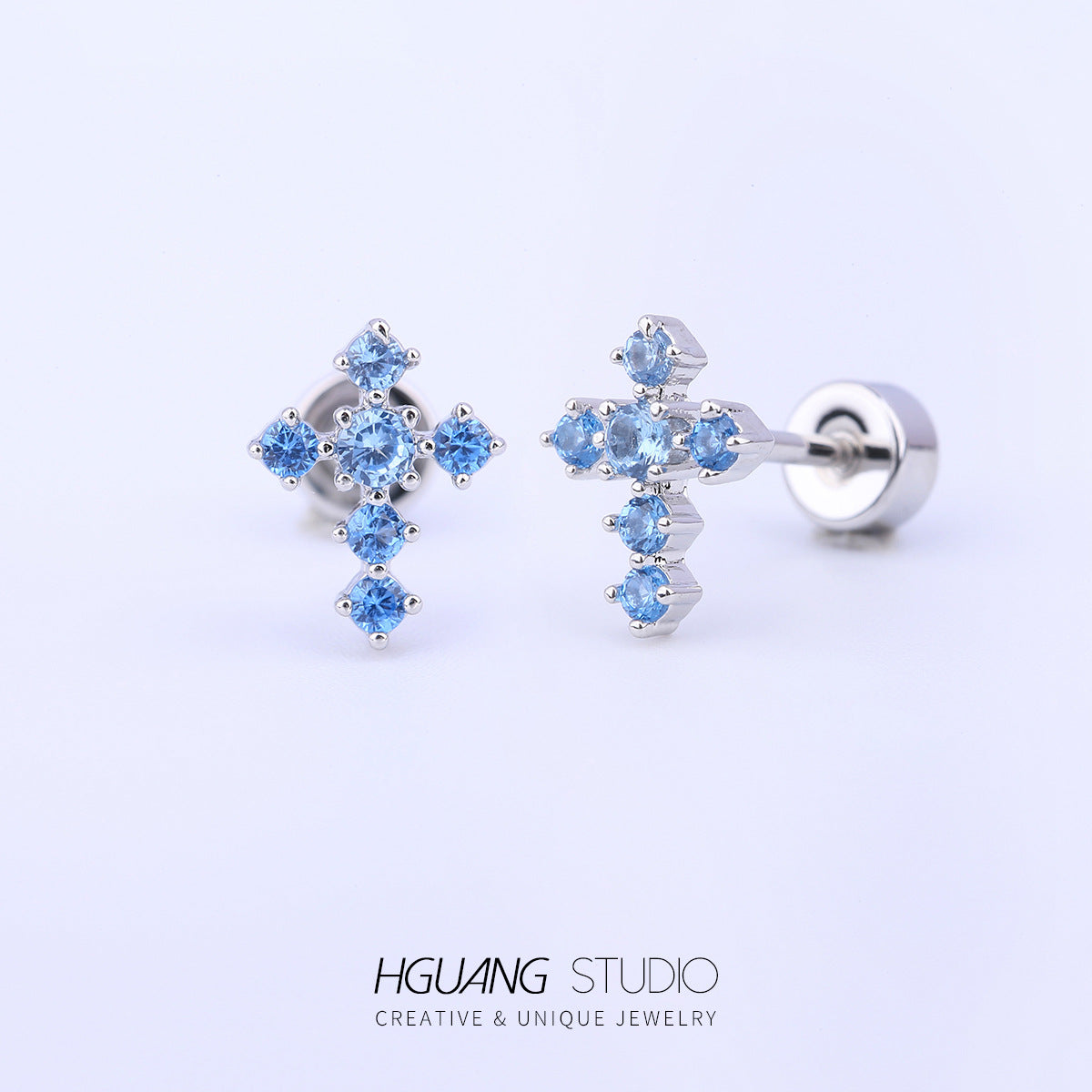 Micro Inlaid Zirconium Ear Bone Zircon Earrings