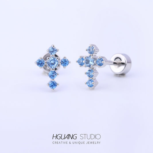 Micro Inlaid Zirconium Ear Bone Zircon Earrings