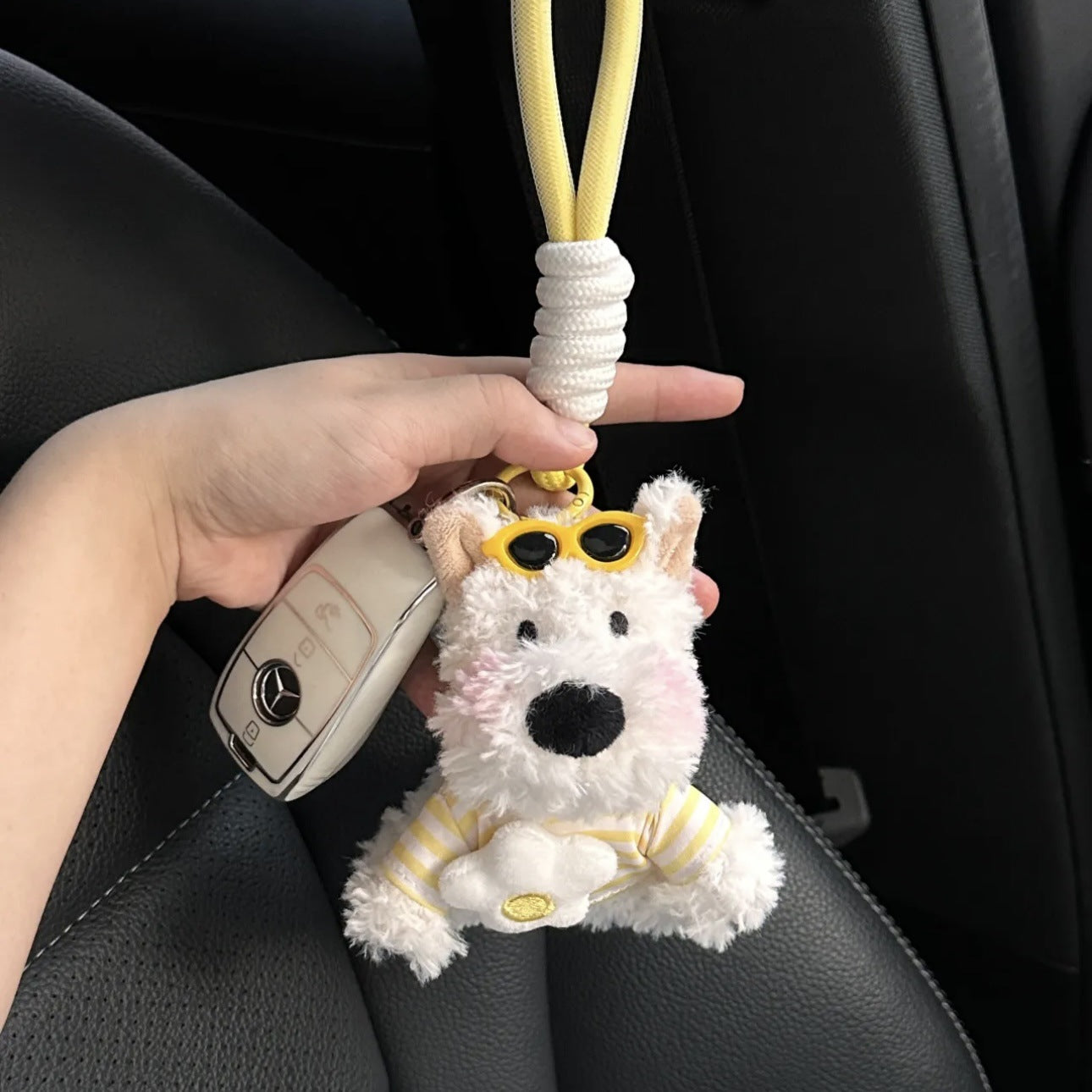 Highland Scrawled Puppy Plush Doll Backpack Cute Hanging Ornaments