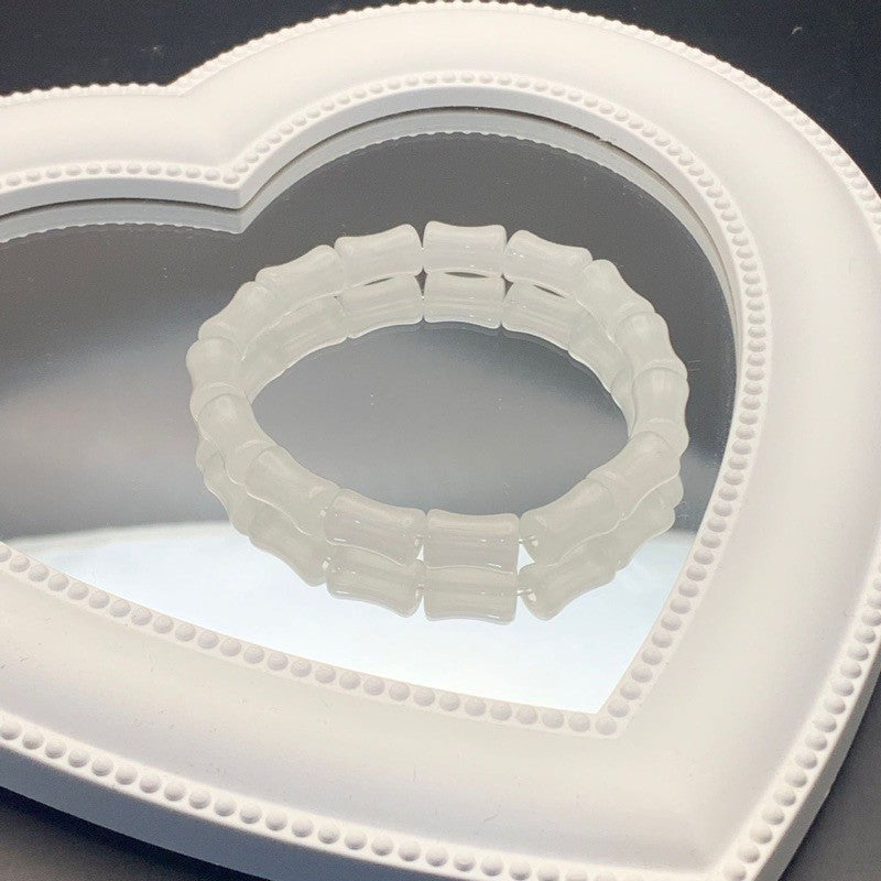 Style Beaded Elastic String Sweet Colored Bracelets