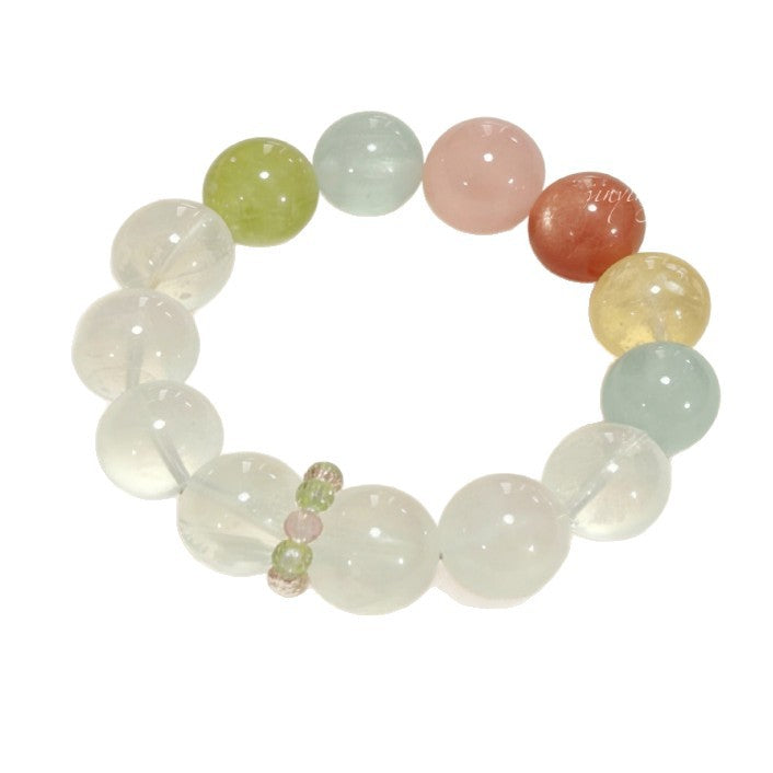 Women's Jardin Monet Artificial Crystal White Ghost Fresh Bracelets