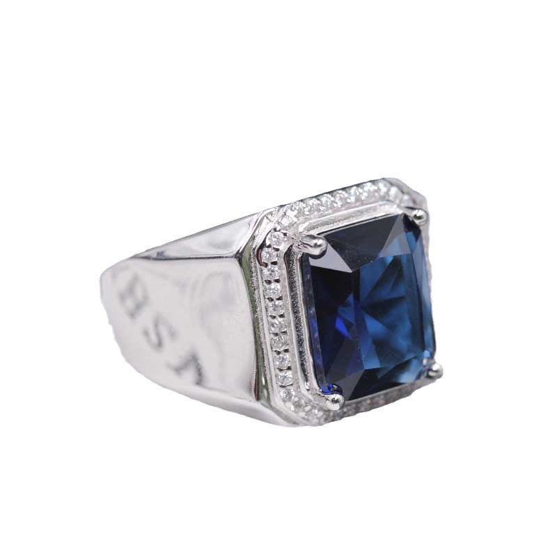 Men's Power Style Personalized Fashion Ornament Sier Rings