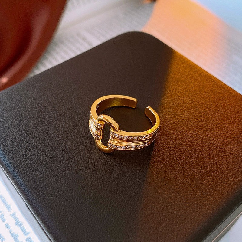 Women's Affordable Luxury Titanium Steel Index Finger Rings