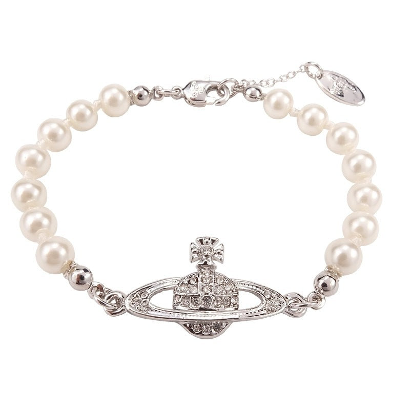 Mother Of The West Classic Saturn Pearl Bracelets