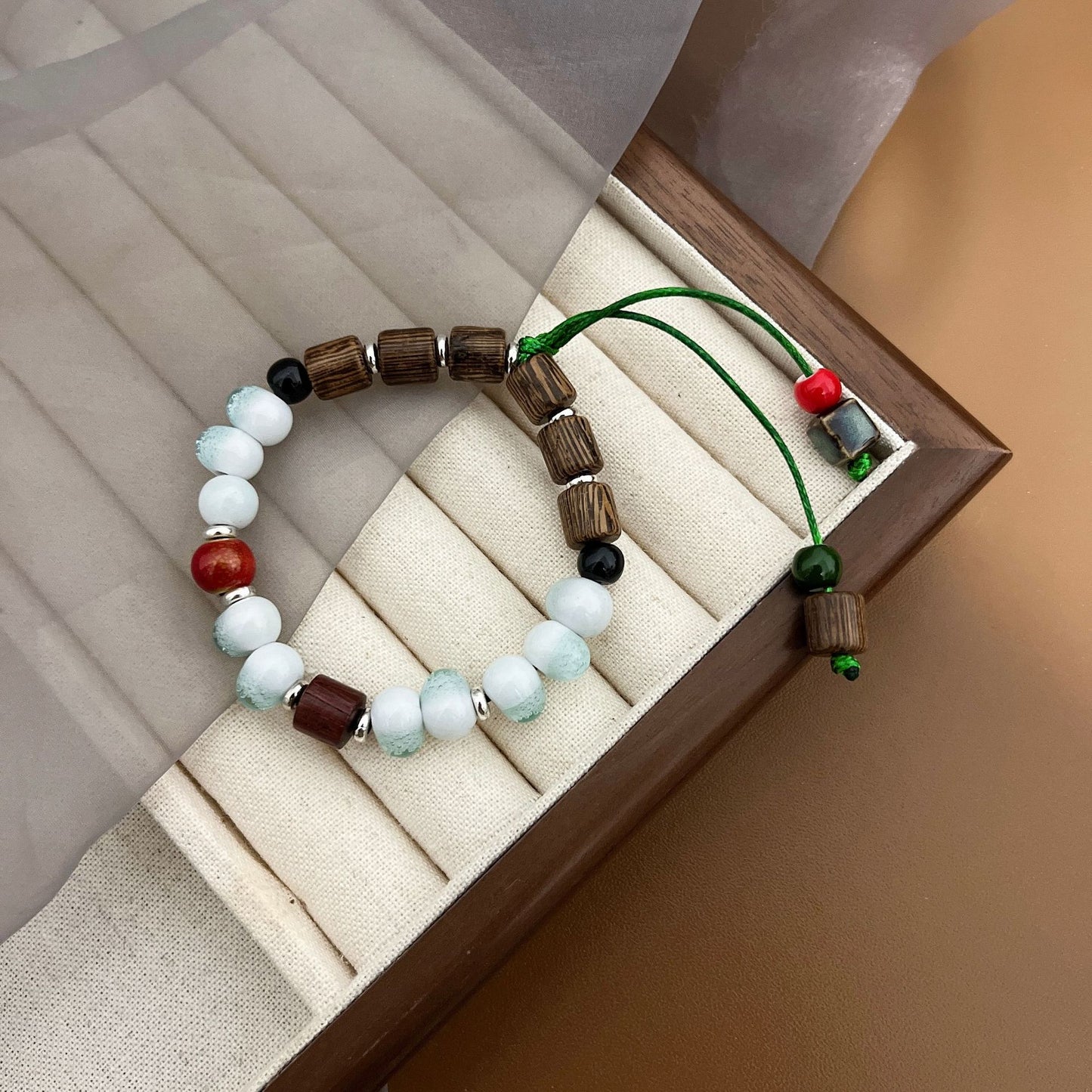 Niche Retro Chinese Beaded Handmade Stall Bracelets