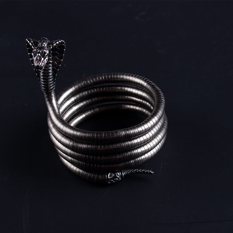 Women's Bendable Snake Adjustable Punk Shaped Gold Bracelets