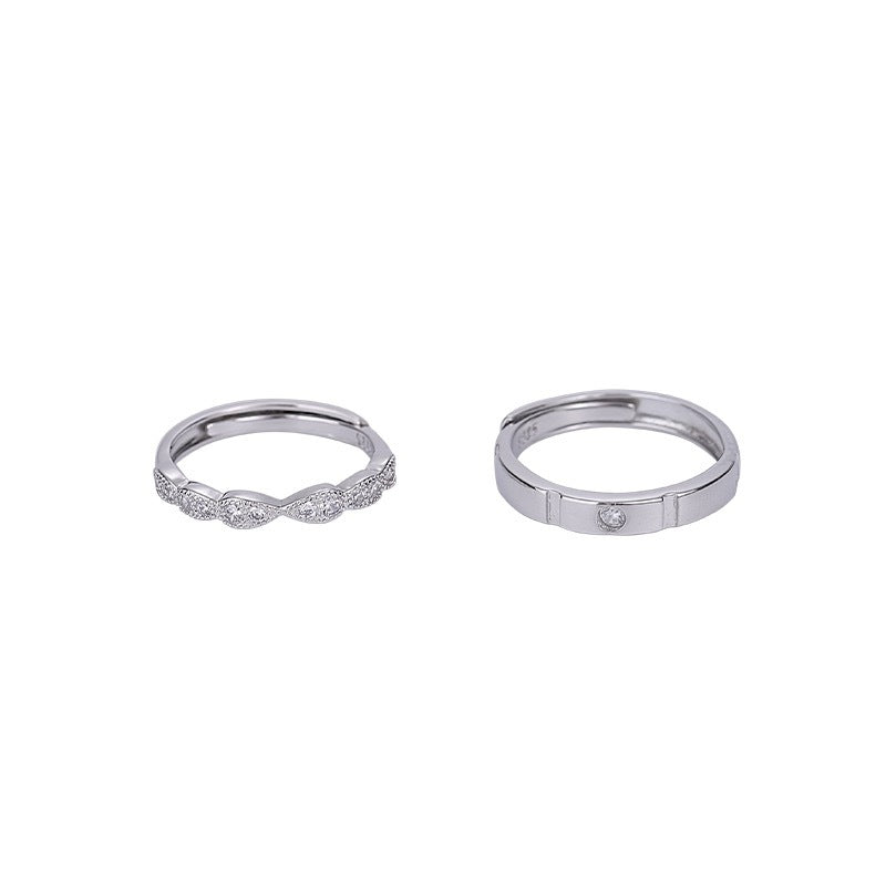 Sugar Couple Female Exquisite Full Diamond Index Finger Rings