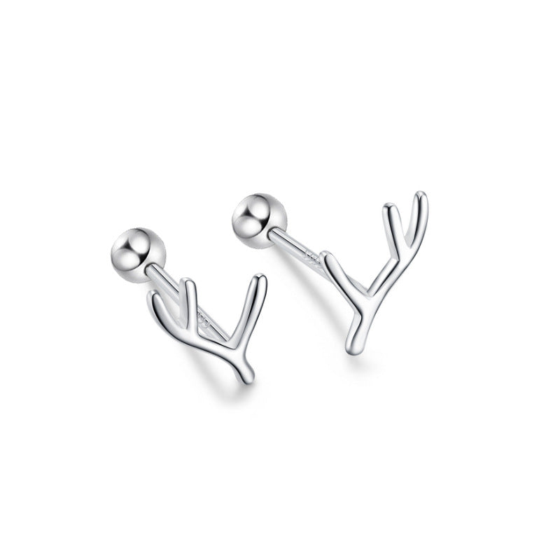 Pure Ear Korean Style Niche Screw Sleeping No Earrings