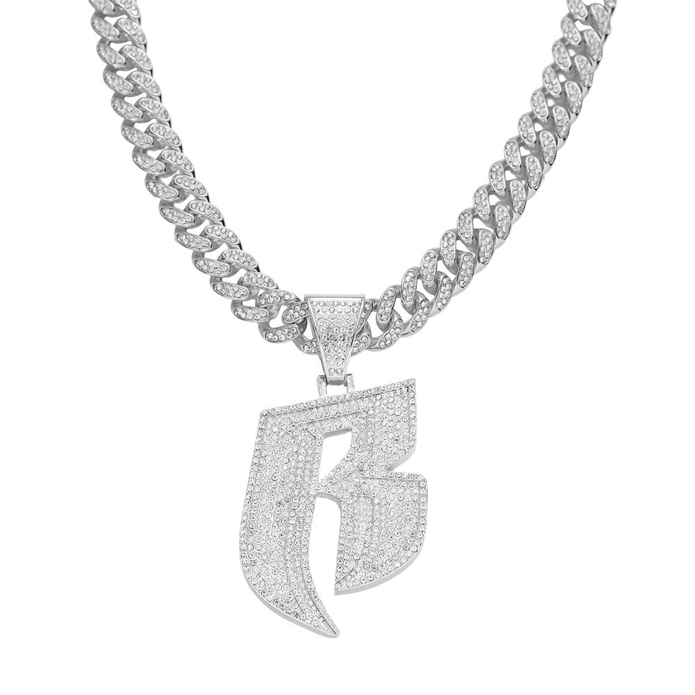 Men's Letter Punk Cuban Link Chain Accessories Necklaces