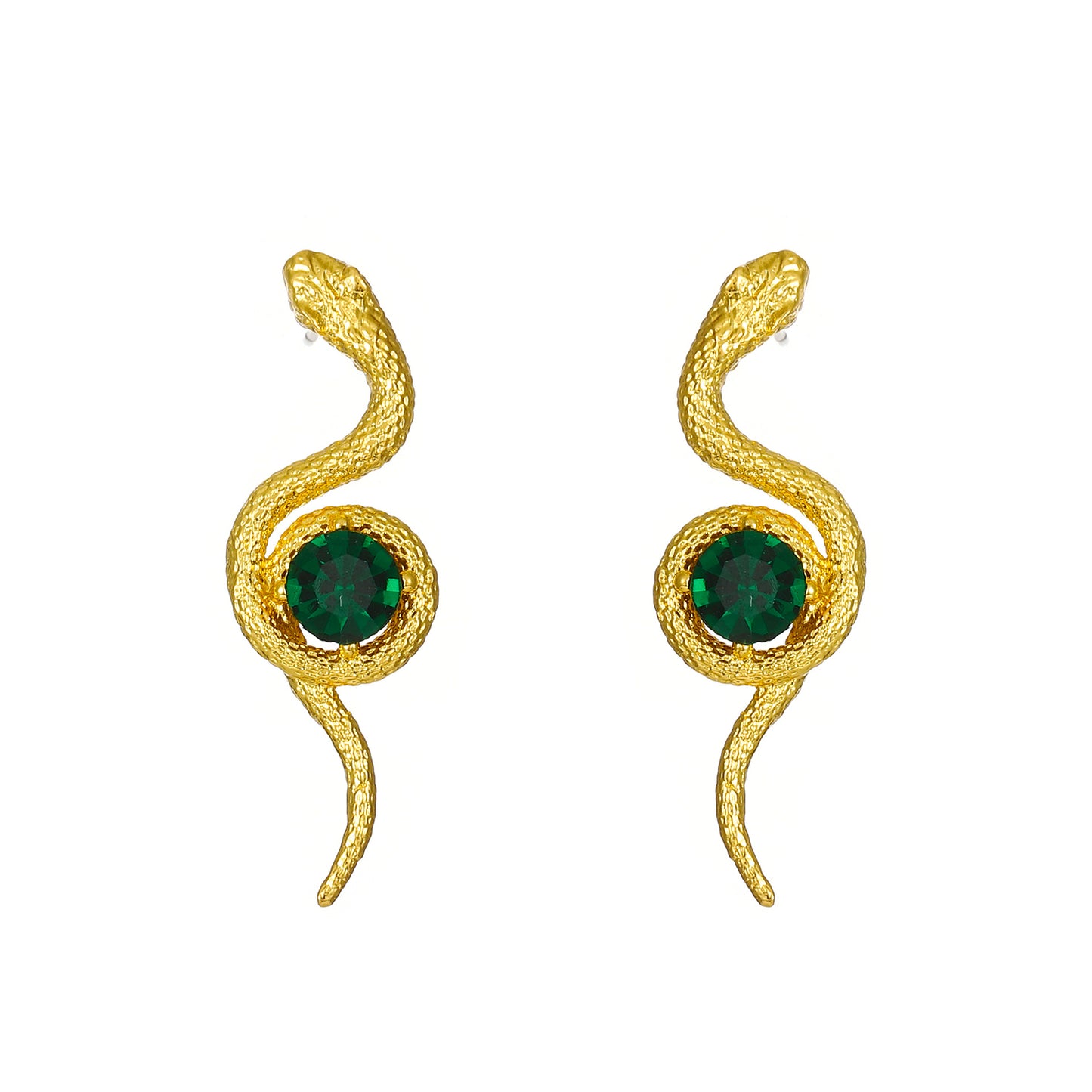 Exaggerated Snake Graceful Personality Pattern Ear Earrings