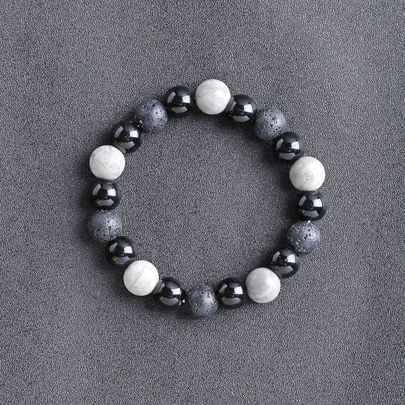 Men's High Sense Volcanic Rock Bead Gift Bracelets