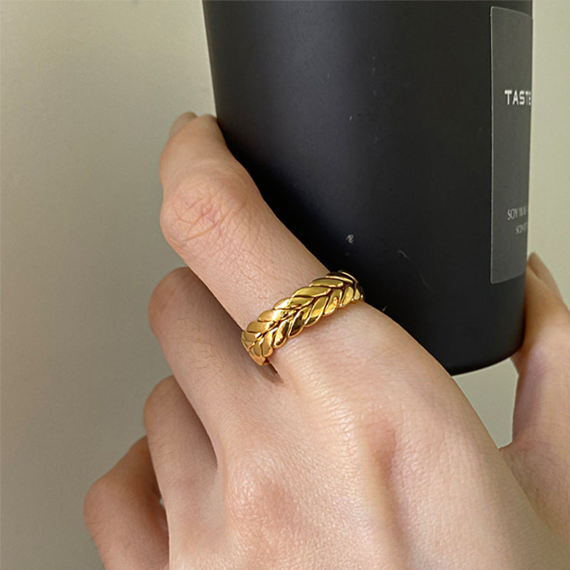 Korean Style Fashionable Minority Design Gold Rings