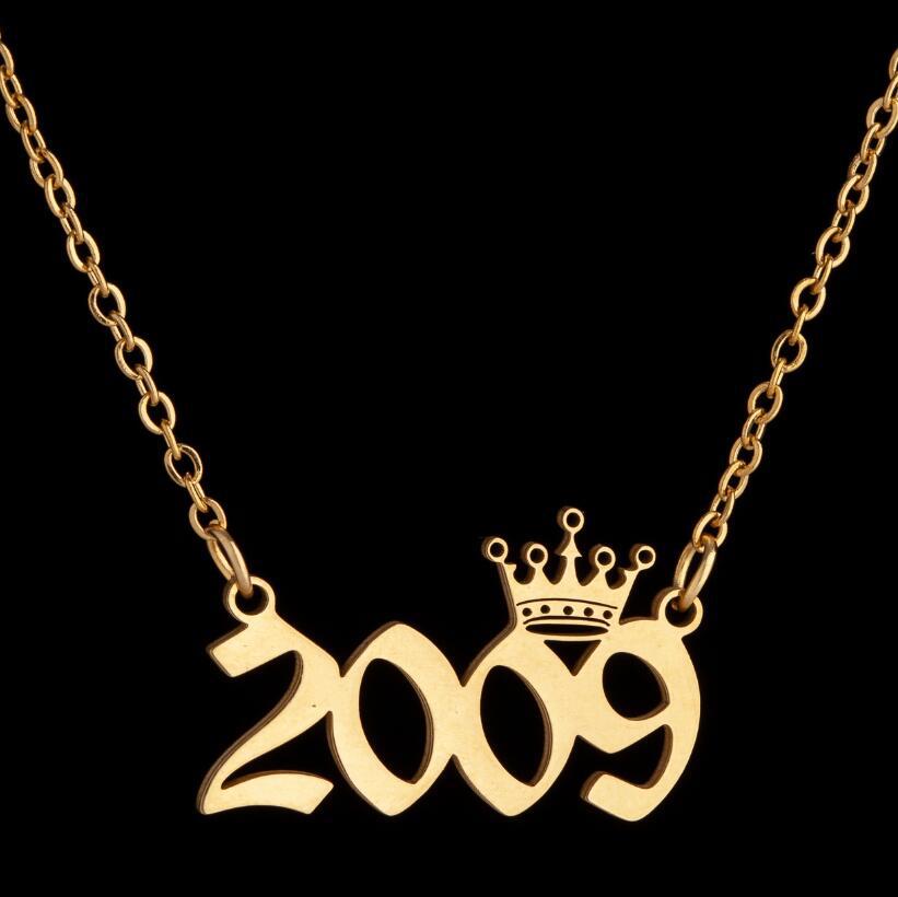 Women's Wind Lucky Digital Angel Clavicle Chain Necklaces