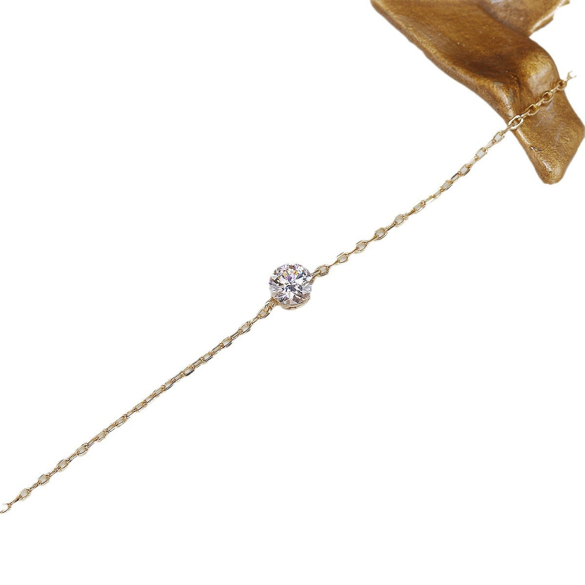 Women's Commuter Single Diamond Adjustable Sterling Sier Bracelets