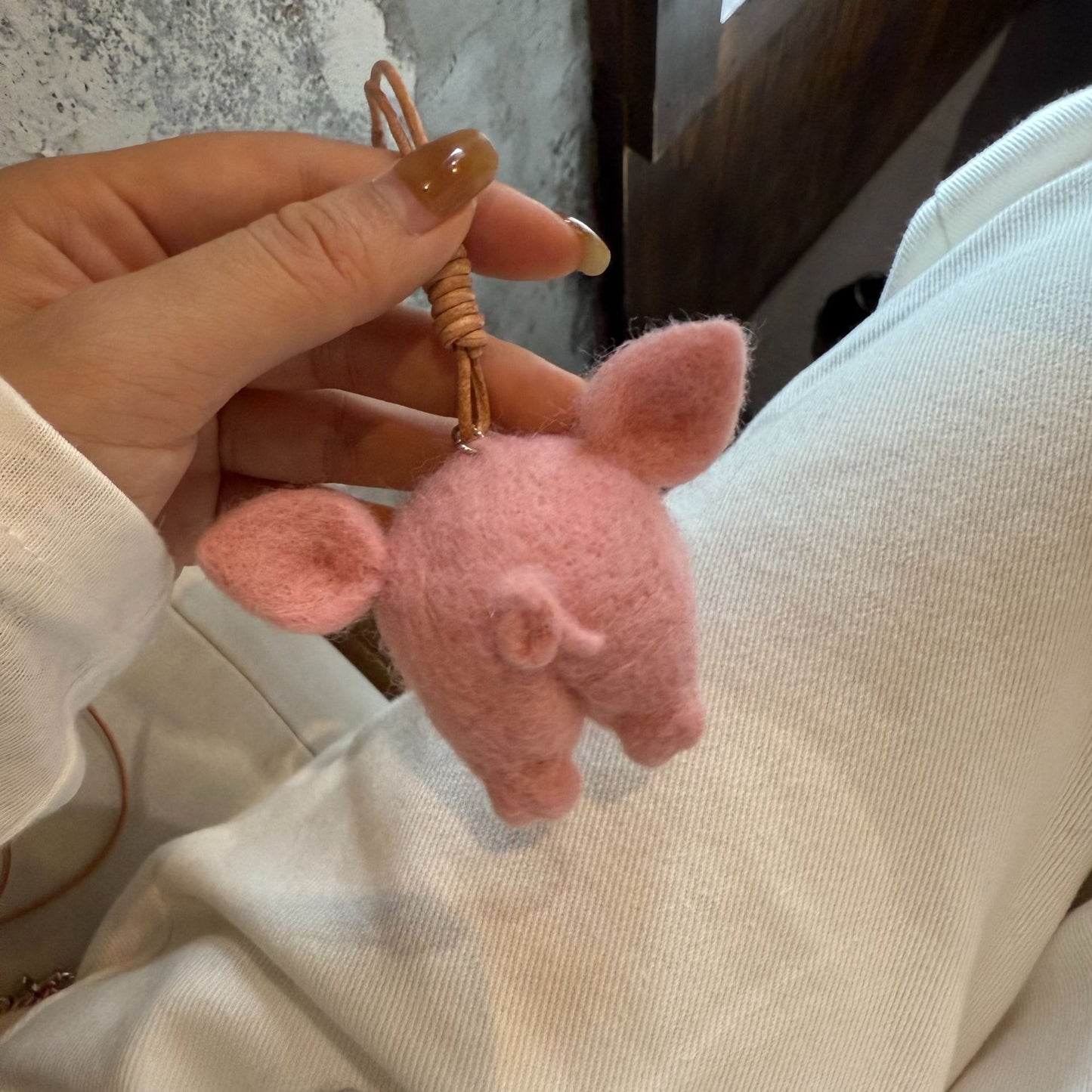 Felt Niche Totoro Pig Frog Cute Bear Long Necklaces