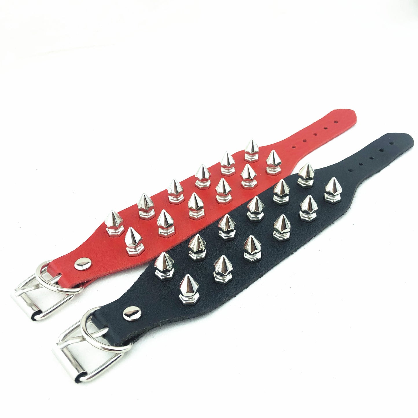 Exaggerated Personalized Punk Leather Watch Tapered Bracelets