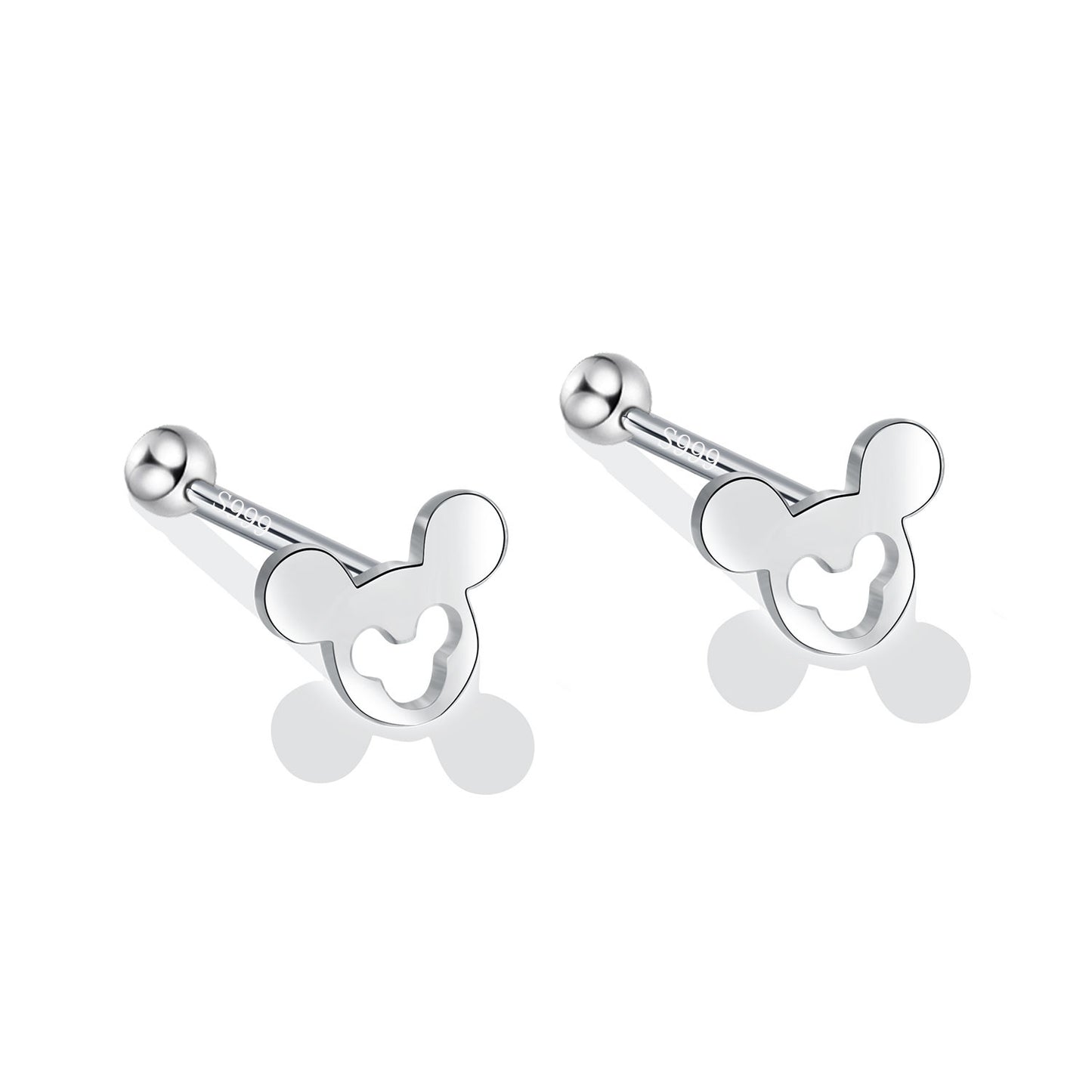 Pure Ear Korean Style Niche Screw Sleeping No Earrings