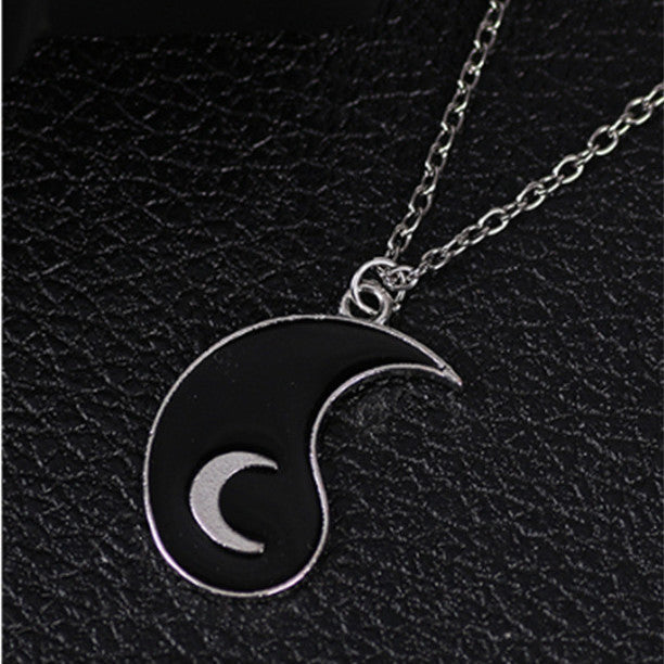 Simple Brothers Girlfriends Pair Of Stationery Necklaces