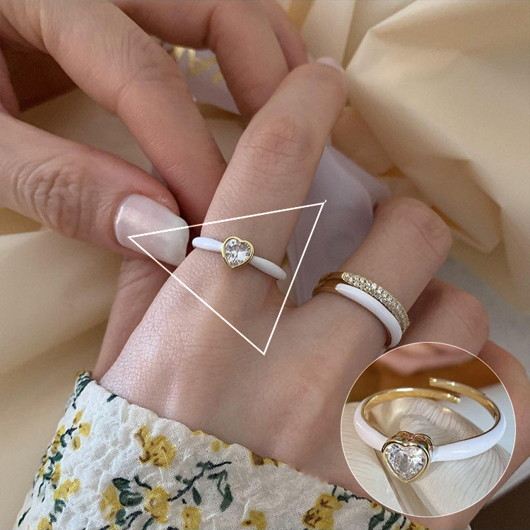 Korean Style First Line Winding Twist Open-end Temperament Rings