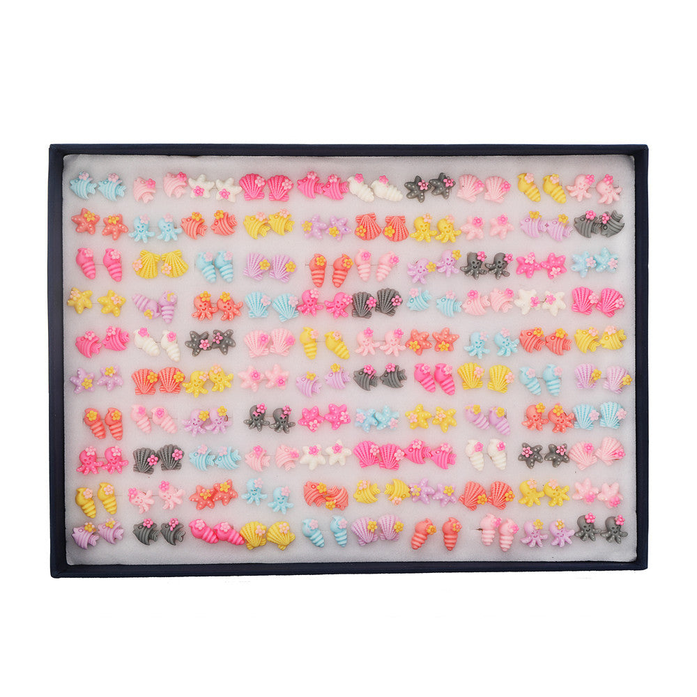 Korean Style Plastic Pair Boxed Collection Dripping Rings