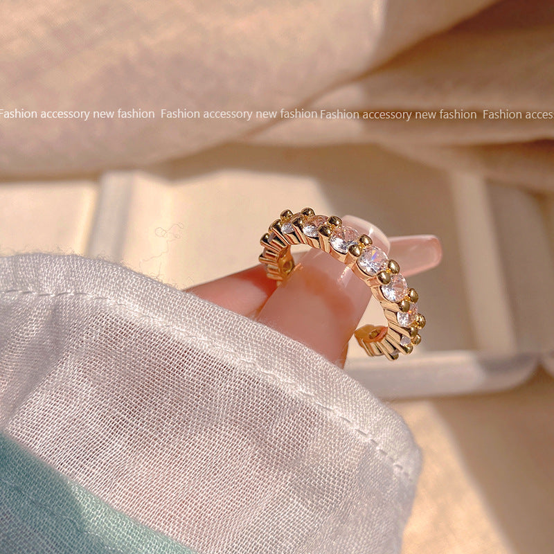 Women's Luxury High Sense Niche Couple Open Rings