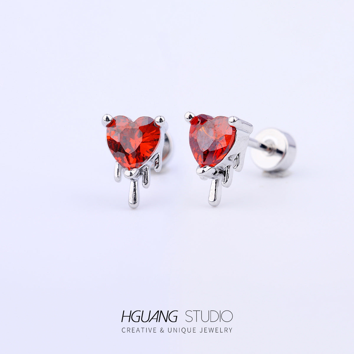 Titanium Steel Gold Plated Ear Bone Earrings