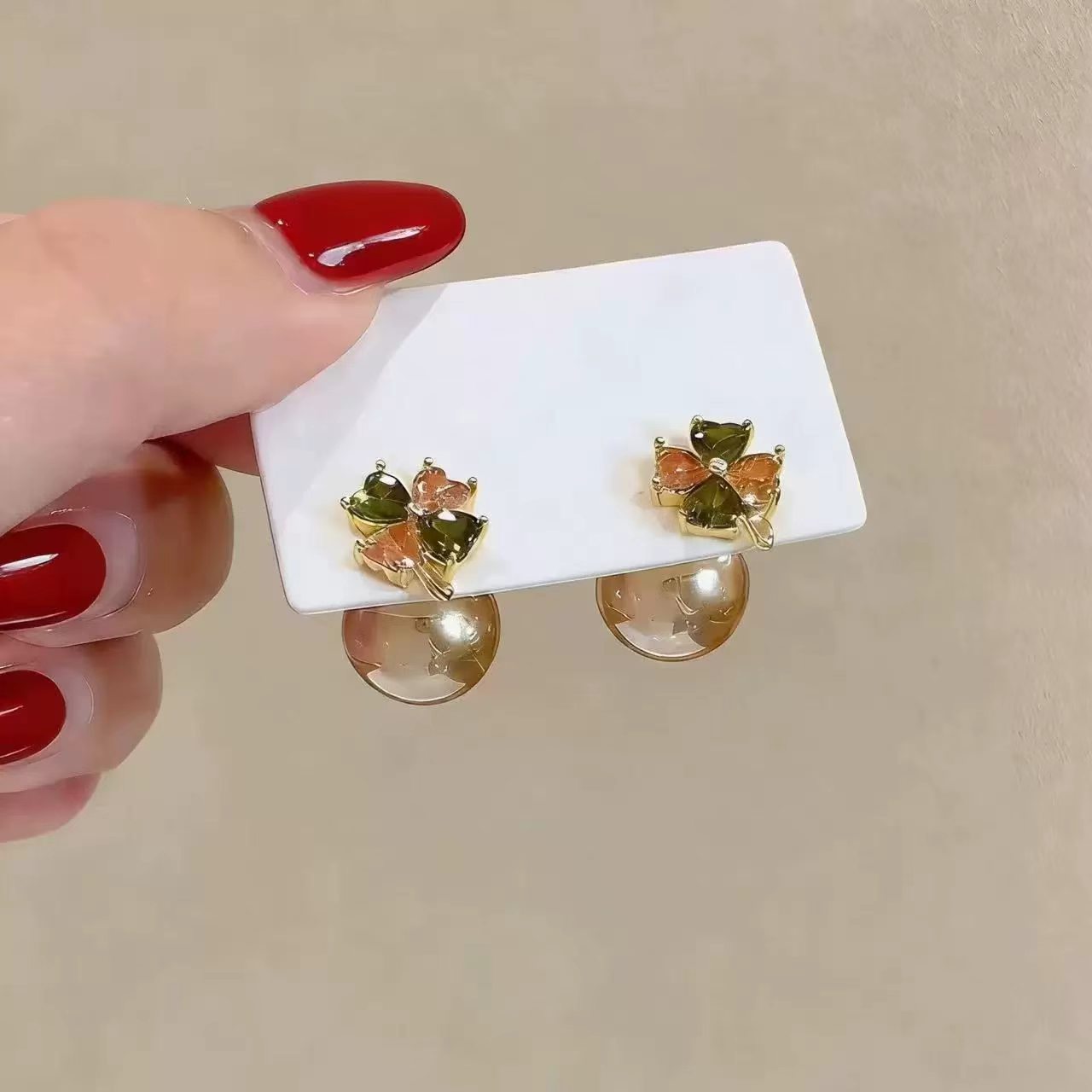 Female French Entry Lux High-grade Unique Stud Earrings