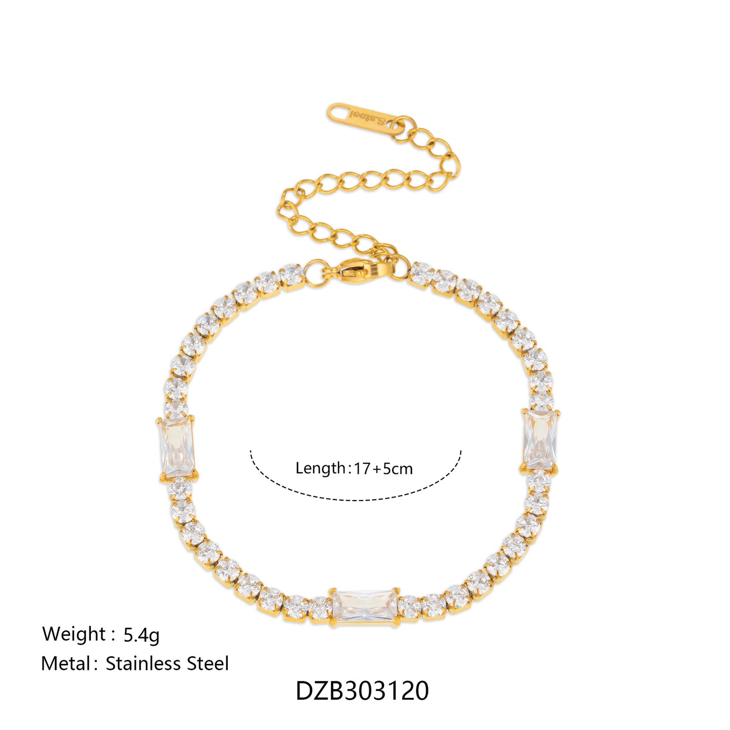 High Texture Twin Style Fully Jeweled Loving Bracelets