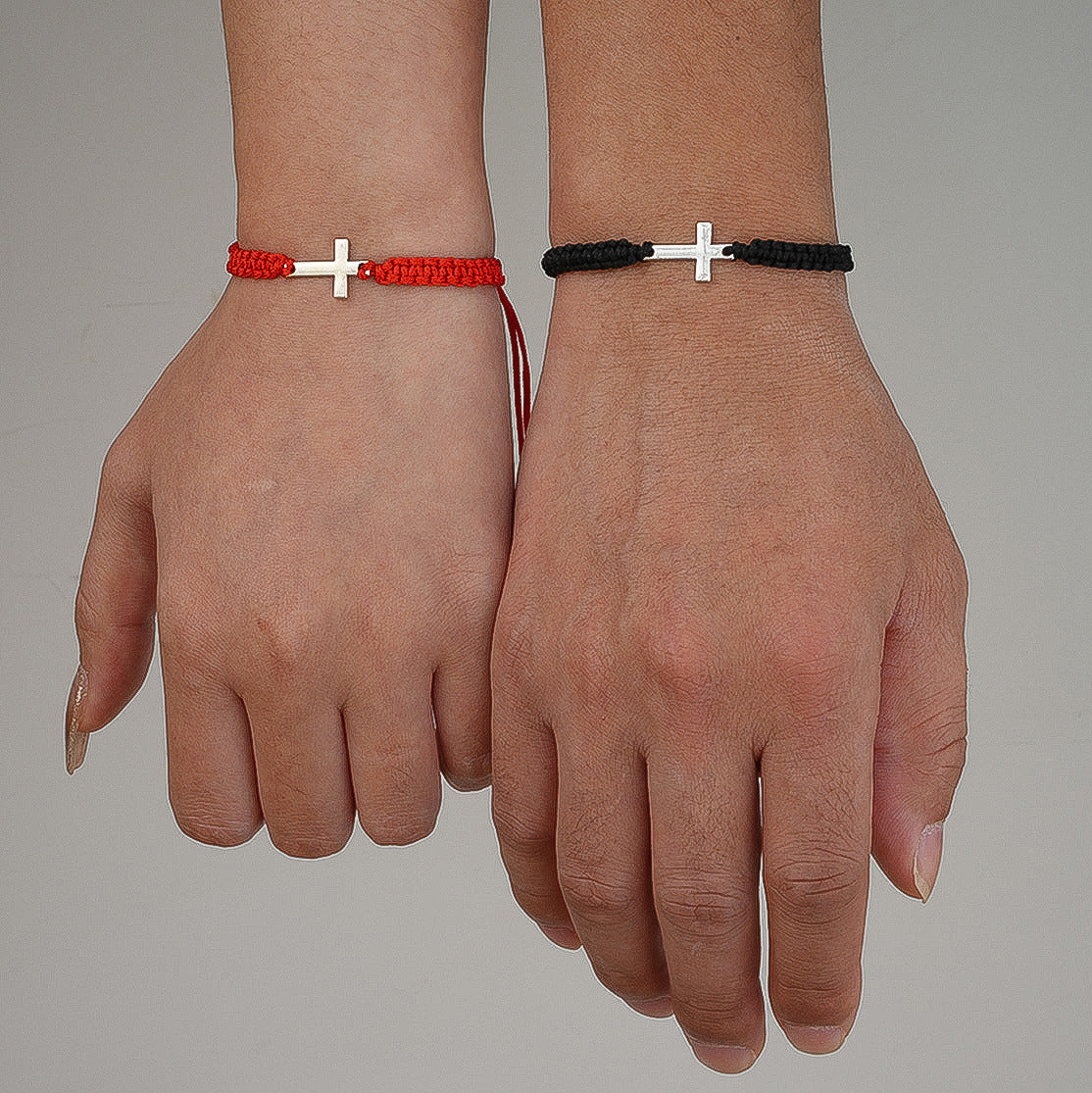Simple Fashion Friendship Hand-woven Cross Carrying Strap Bracelets