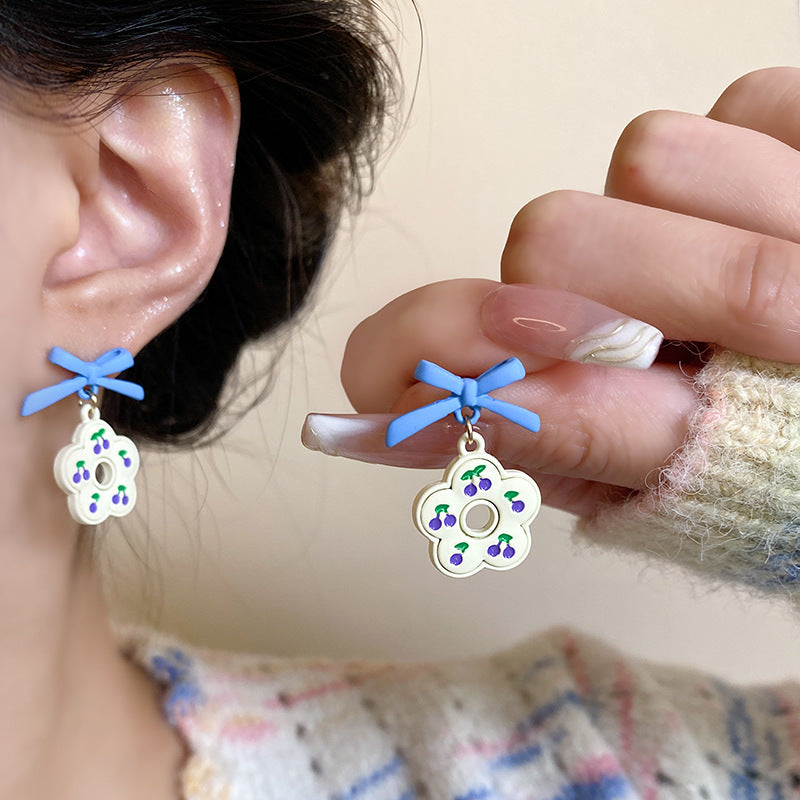 Women's Pin Korean Flower Butterfly High-grade Imitation Rings