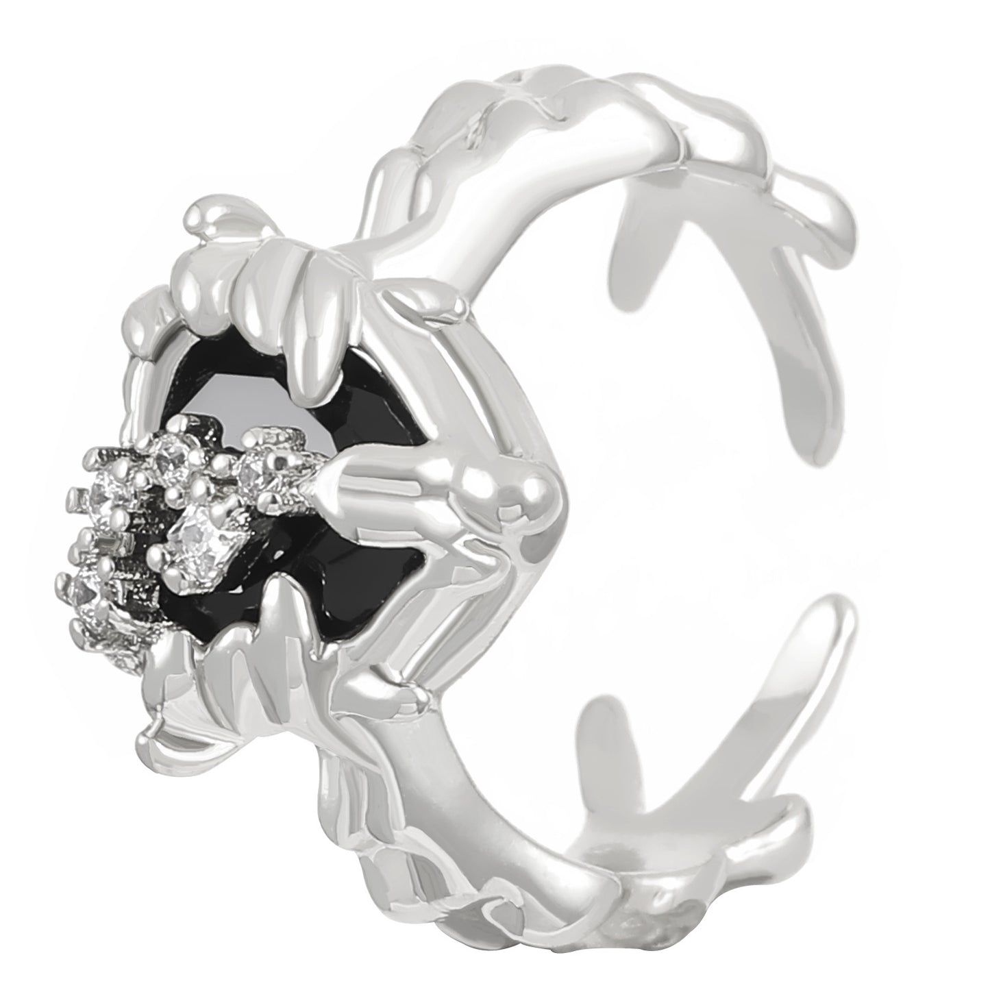 Love Cross Open Female Special Interest Rings