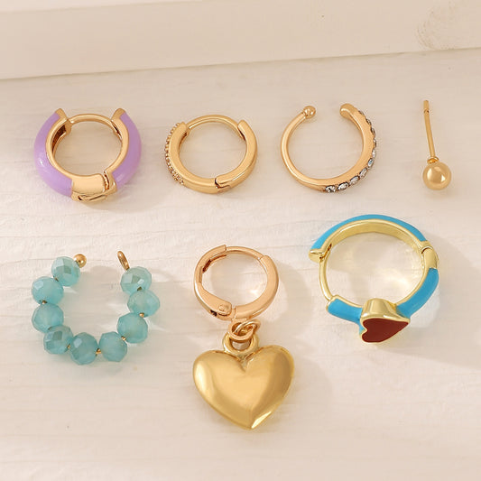 Suit Simple Ear Clip Personality Punk Earrings