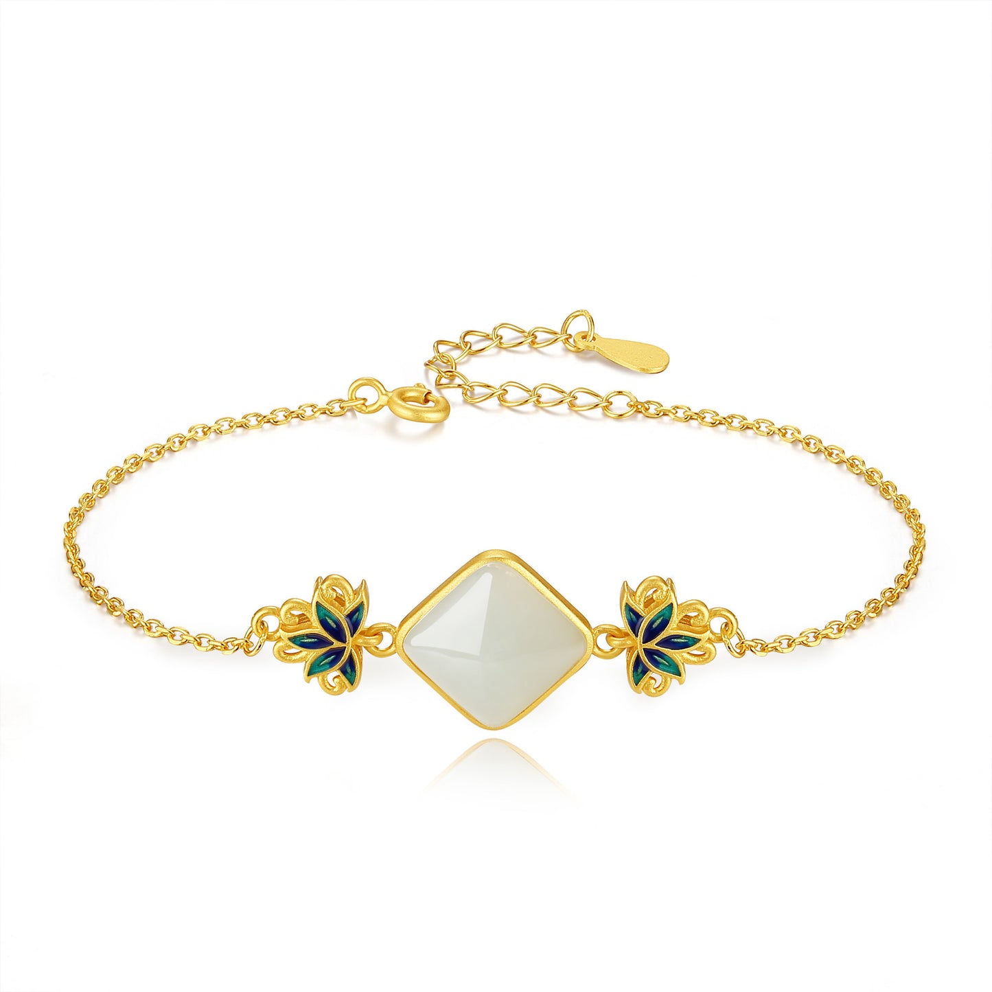 Sier Female Enamel Gradient Color Design Earrings