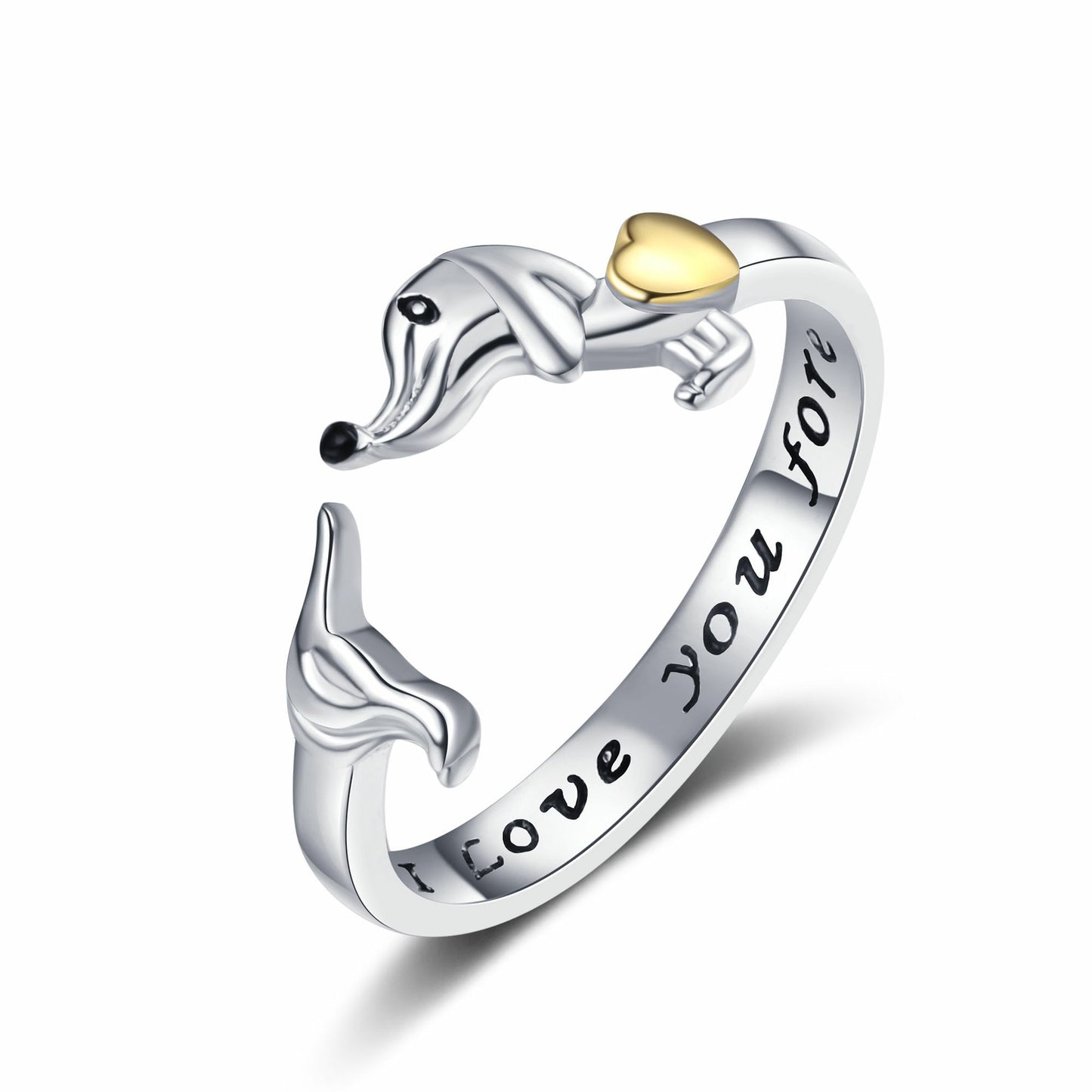 Love Pet Female Design Adjustable Opening Rings