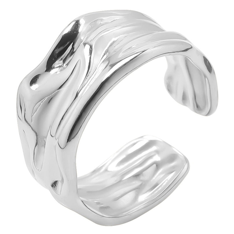 Cold Wind Niche Simple No Color Rings